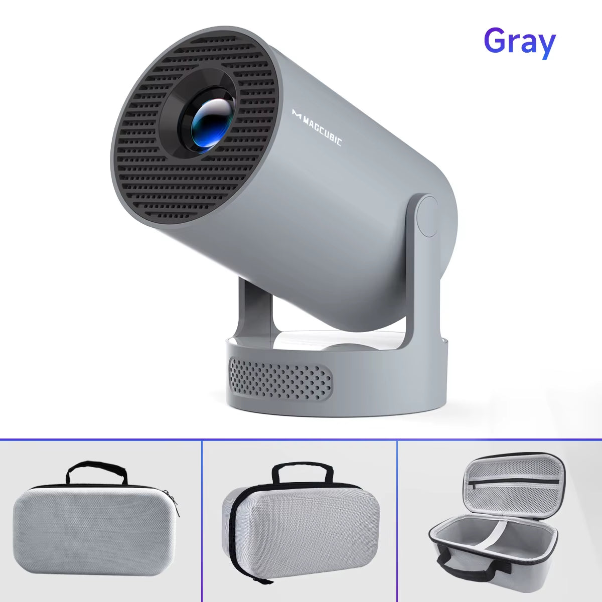Projector Android 14 8K 1280*720P HY300 Pro + Dual Wifi 290ANSI 180°Flexible BT5.0 Cinema Outdoor Portable Projector